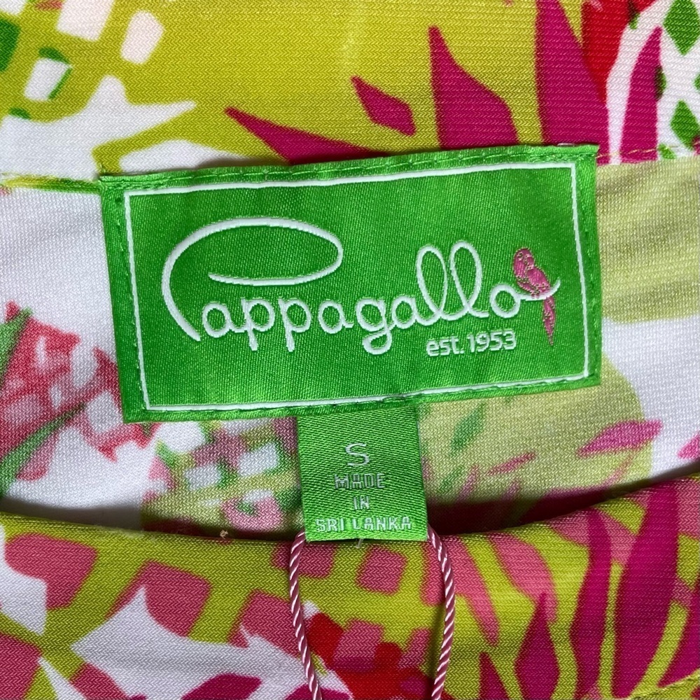 Pappagallo NWT Kiwi Dress Pink & Green Multi Size S - Picture 5 of 11